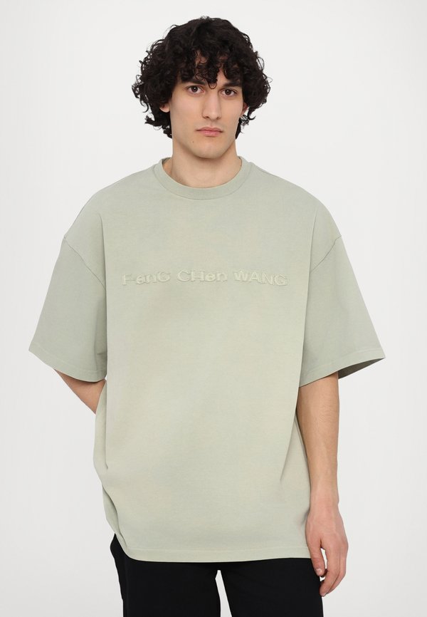 OVERSIZED LOGO UNISEX - Basic T-shirt - cyan3