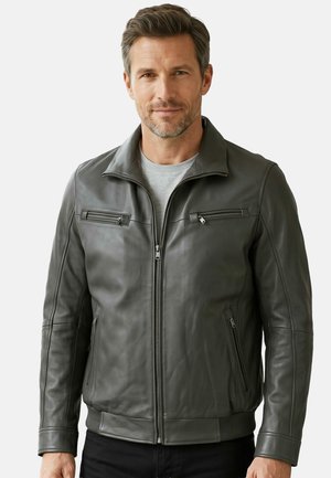Mark Maddox, MAD46 - Lederjacke - grau