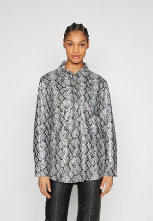 ONLY ONLCARYS SNAKE SHACKET  - Καλοκαιρινό μπουφάν - black/grey