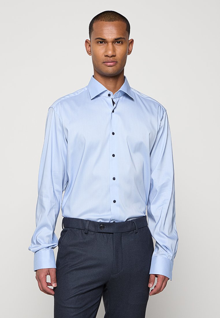 Eterna Zakelijk overhemd lichtblauw