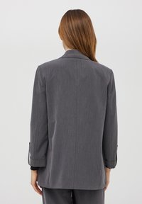Terranova APERTO CON MANICA A TRE QUARTI - Blazer - grigio scuro melange