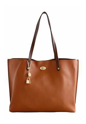 CHARM HELD  - Håndtasker - tan brown