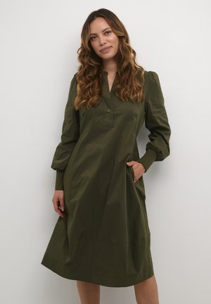 Vestito casual - burnt olive