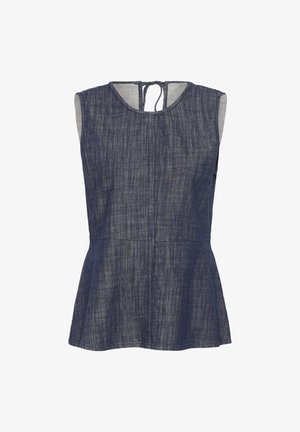 Soaked in Luxury, SLLUFIRA TOP - Blouse - dark blue denim