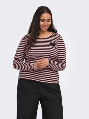ONLY Carmakoma, BLOUSE CARBODIL BLOUSE - Langærmet T-shirt - coffee bean