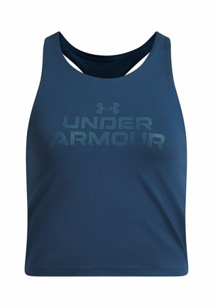 SLEEVELESS G MOTION BRANDED CROP  - Top - wham blue