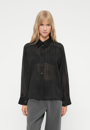 SLFMARGRETHE SHIRT - Overhemdblouse - black