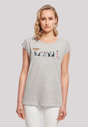 F4NT4STIC LOONEY TUNES SYLVESTER COLOUR CODE - T-shirts med print - heather grey