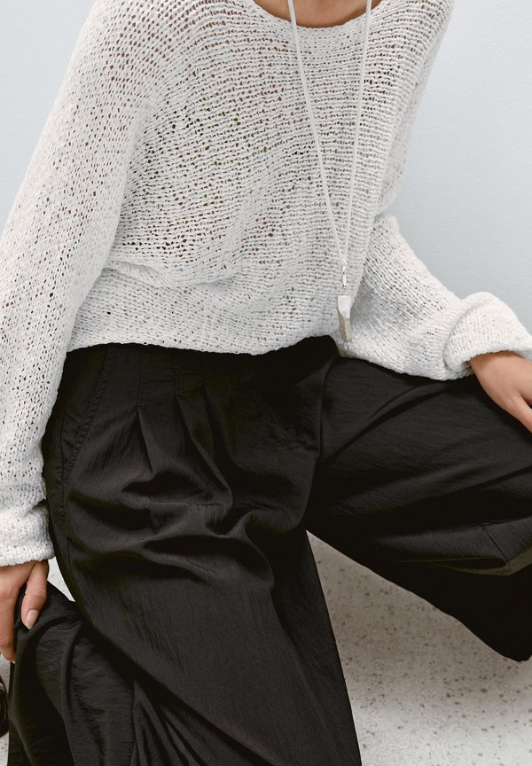 FLOWING PALAZZO WITH DARTS     - Trousers3