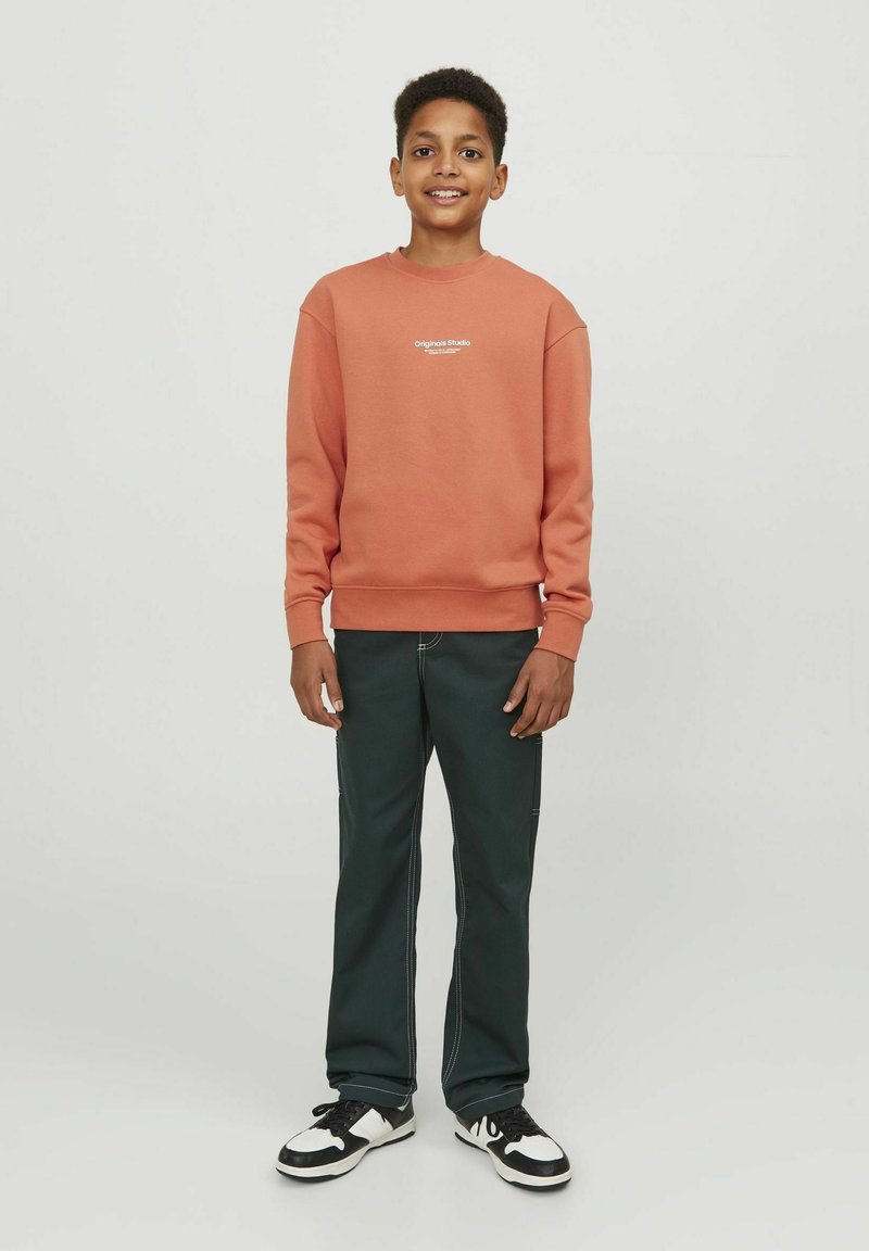 Jack & Jones Junior JORVESTERBRO CREW NECK NOOS - Ikdienas džemperis - ginger