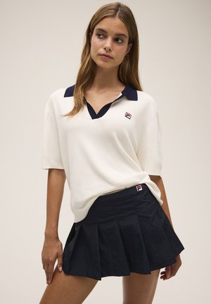Fila FILA APPAREL FERRARA PLEATED SKIRT - Falda acampanada - dark sapphire