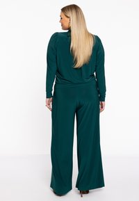 YOEK WITH COLLAR - Hemdbluse - dark green