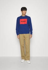 HUGO DURAGOL - Sweatshirt - medium blue