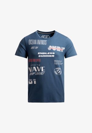 Camp David, CAMP DAVID T-SHIRT WINDSURFING KURZARMSHIRT - T-shirt con stampa - dunkelblau