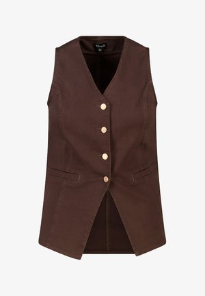 MS Mode, MS MODE WAISTCOAT NOT TRANSLATED - Bodywarmer - dark brown