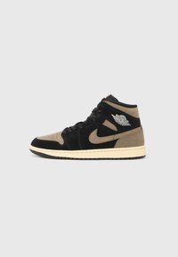 AIR JORDAN 1 MID SE - High-top trainers - black/olive grey/wild mango