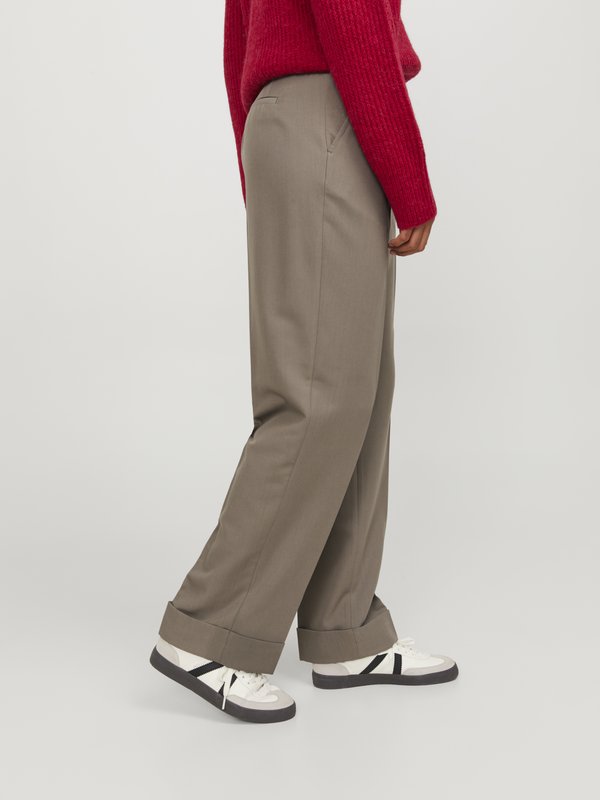 JXMARY PLEATED PANT - Trousers - brindle2