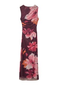 PRINTED - Tubino - dark red