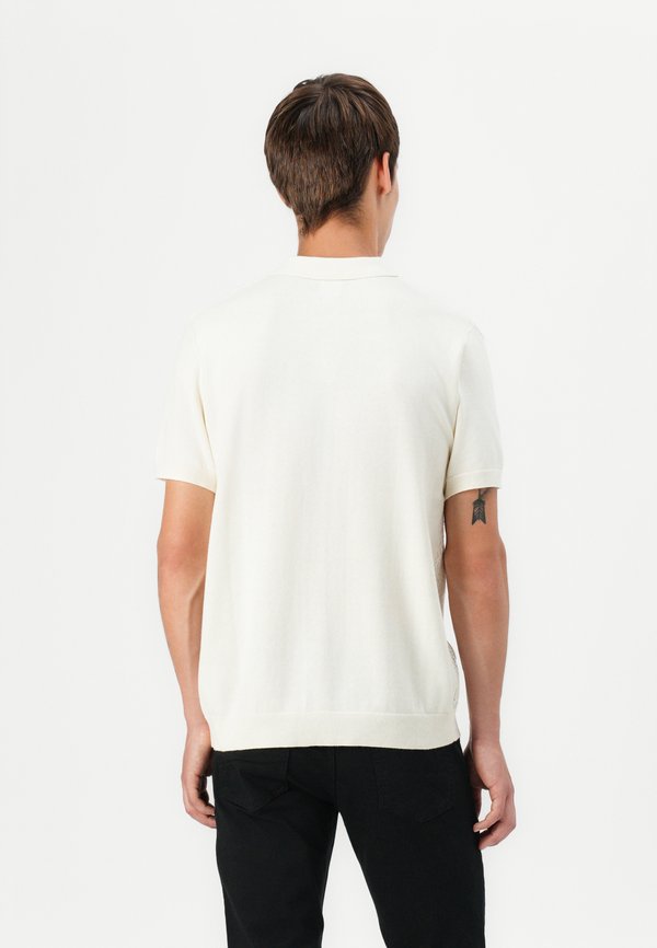 OPEN WEAVE RESORT SHIRT - Shirt - ivory frost2