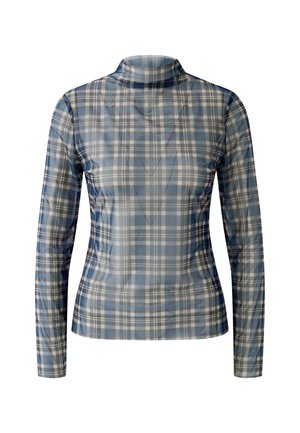 Oui, Transparent - Blouse - dk blue camel
