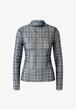 Oui, Transparent - Blouse - dk blue camel