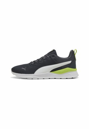 ANZARUN LITE - Väglöparskor - strong gray white lime smash