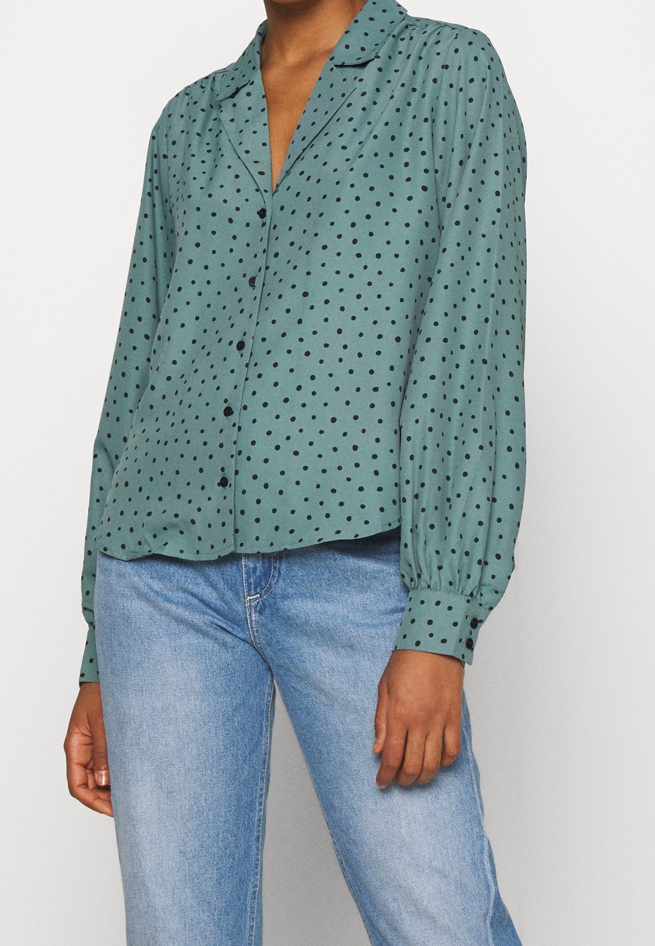Monki Blouse - green - (Pre-owned) - Zalando.ie