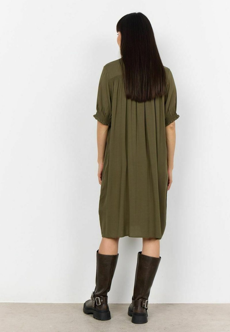 slim fit dress slacks French Connection Teal Green Bodycon Dress with Mesh Insets main image 1