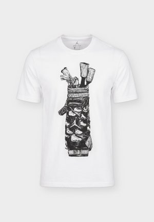 Jordan, GOLF TEE - Αθλητικό μπλουζάκι - white/black