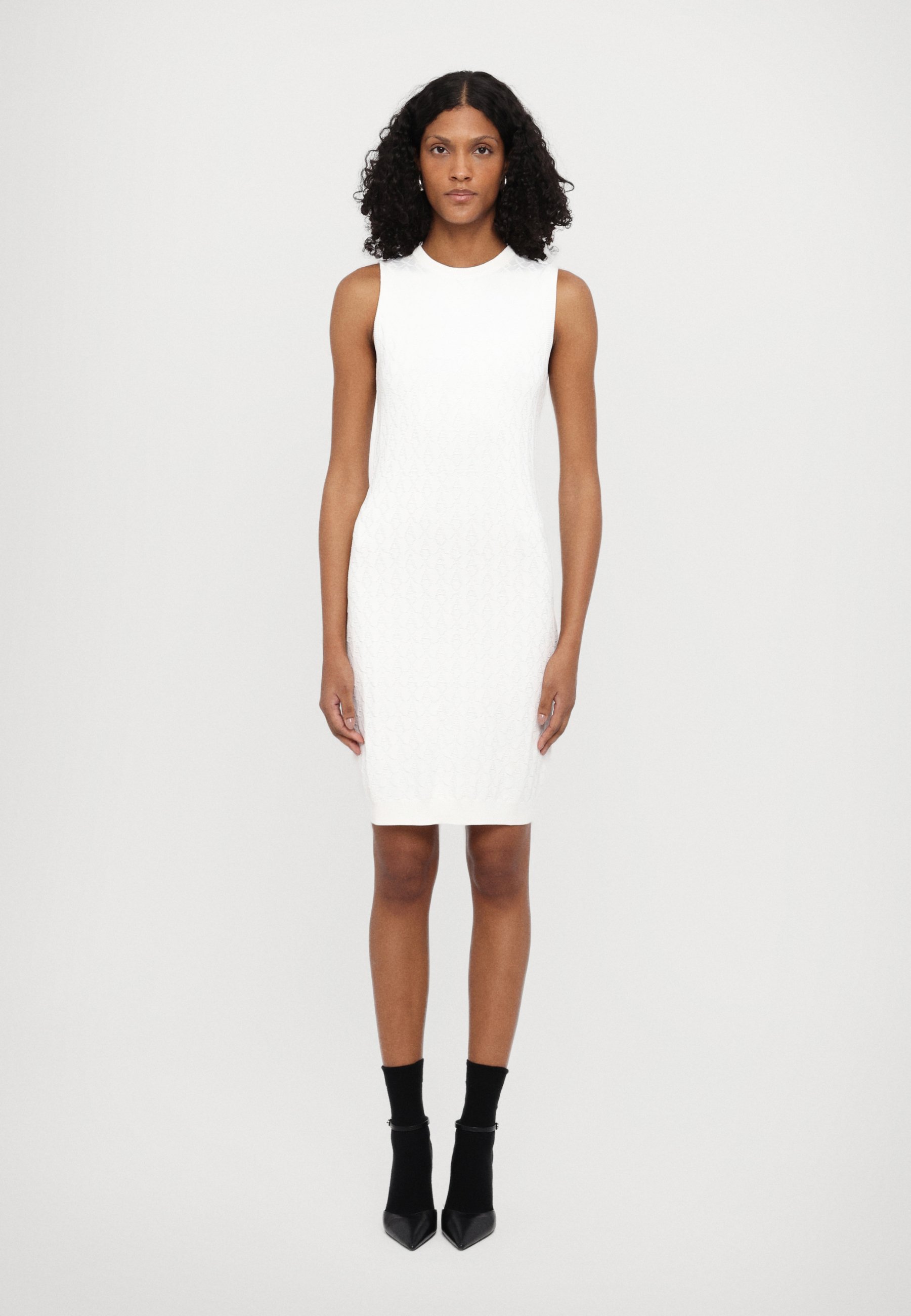 white christmas dresses ARMANI EXCHANGE Women's Black Midi Dress main image 0