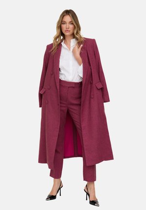 Klassischer Mantel - pink