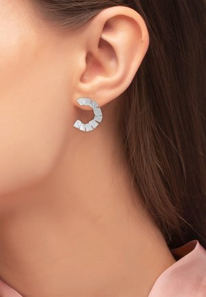 Boucles d'oreilles - silberfarben glanzmatt