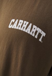 Carhartt WIP UNIVERSITY SCRIPT - Majica kratkih rukava s printom - lumber/white