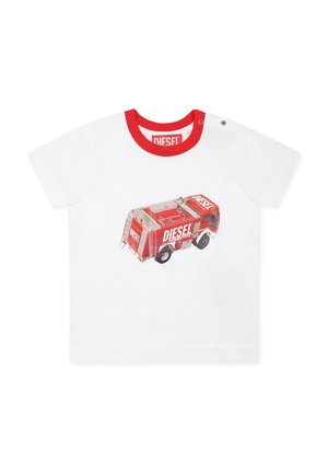 A MANICA CORTA - T-shirt con stampa - white