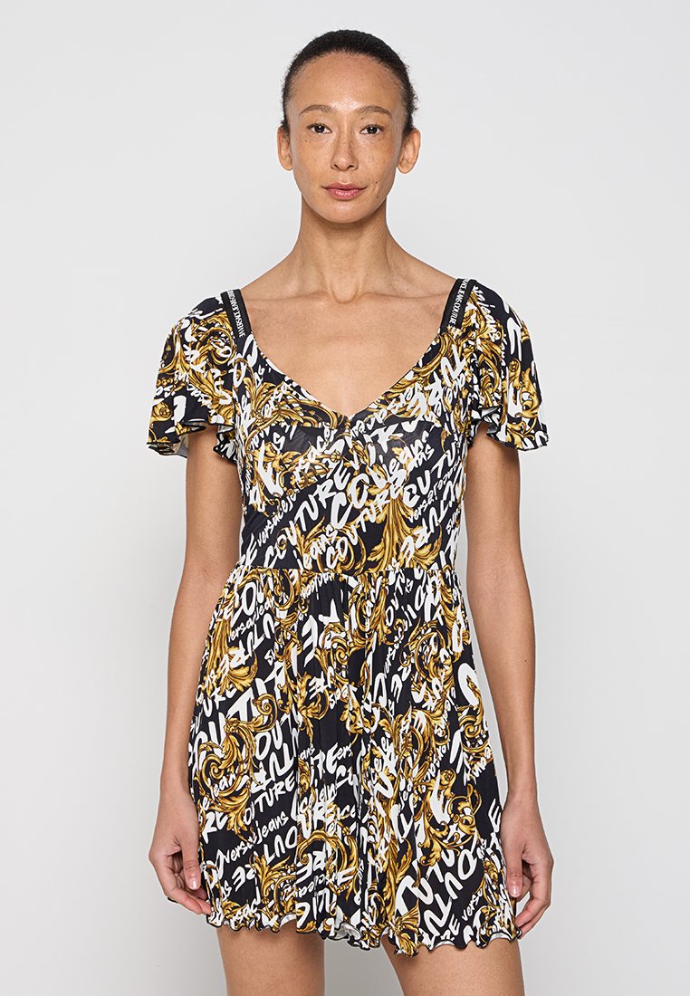 Versace Jeans Couture Jerseyjurk zwart