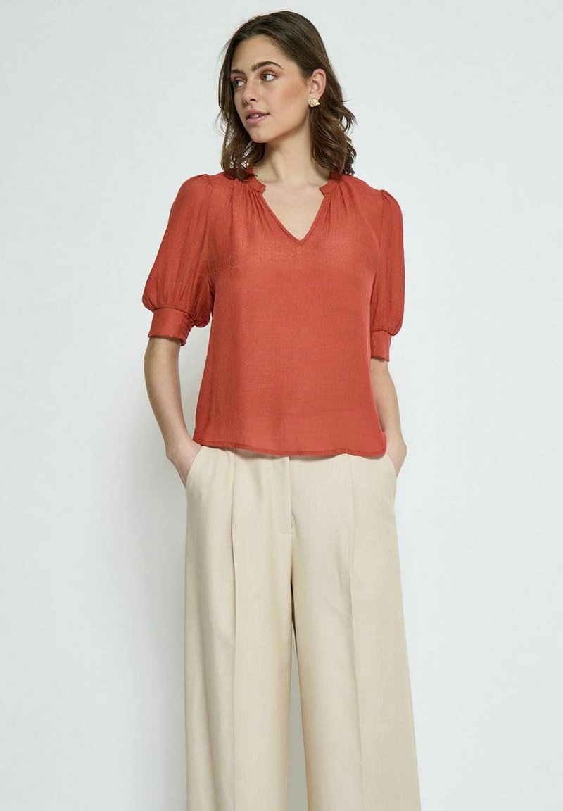 PEPPERCORN PCBECKETT V-NECK - Blúzka -  apricot