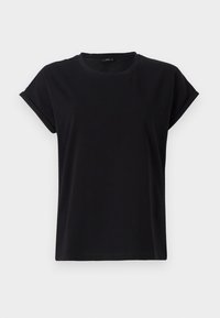 JDYAVA FOLD SLEEVE - T-shirt basique - black