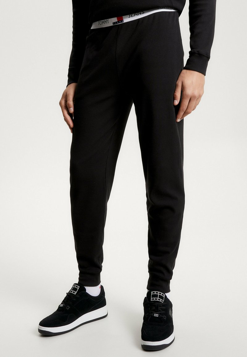Tommy Jeans HERITAGE BADGE - Pyjamasbukse - black