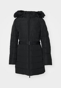 PADDED BELTED  - Cappotto classico - black