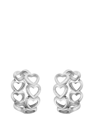 HEARTS - Øreringe - silver-coloured