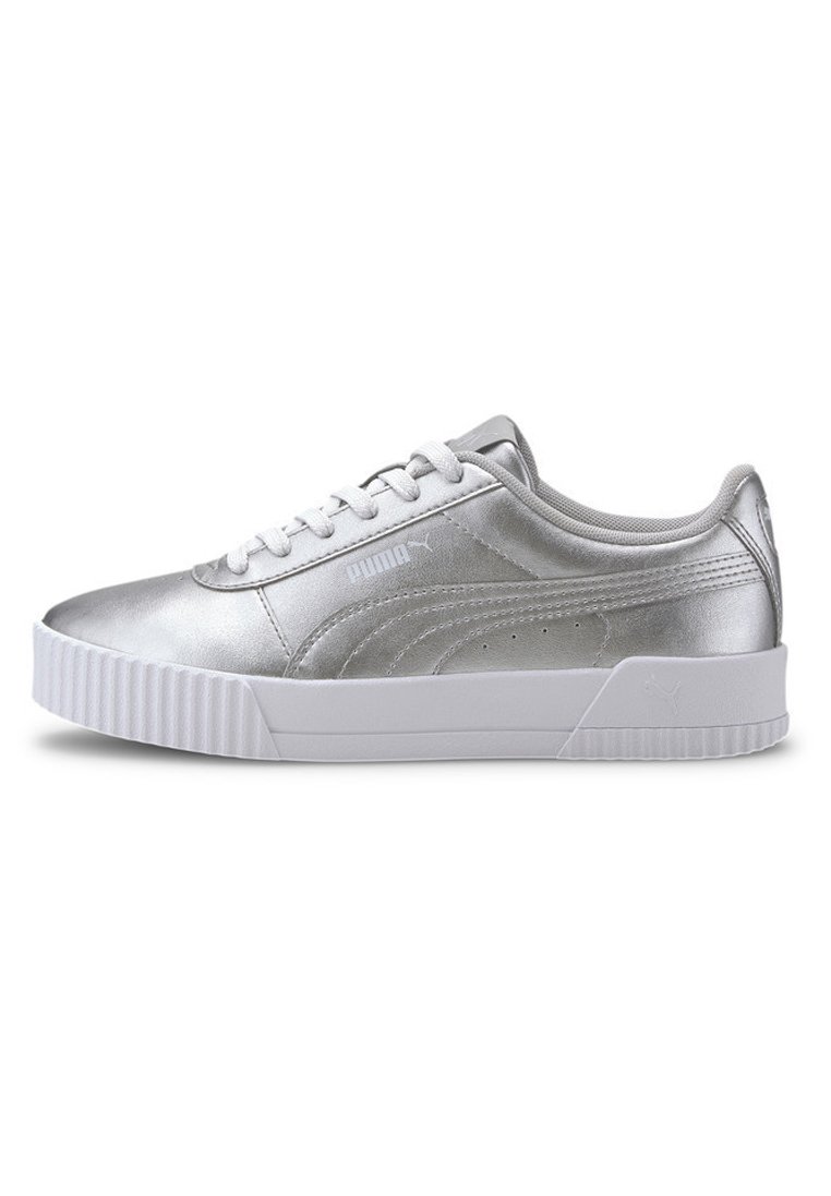 Puma PUMA CARINA METALLIC WOMEN'S TRAINERS VROUW - Sneakers laag - silver-  silver/Grijs - Zalando.nl