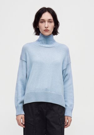 CLOSED, ROLLI  - Strickpullover - powder blue