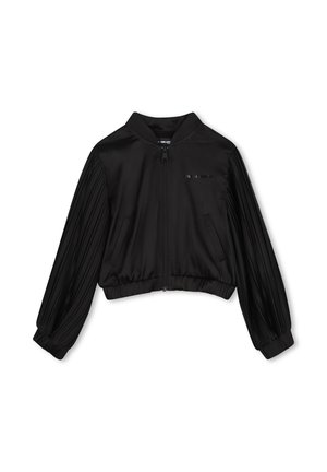 MANCHES PLISSÉES - Bomber Jacket - black