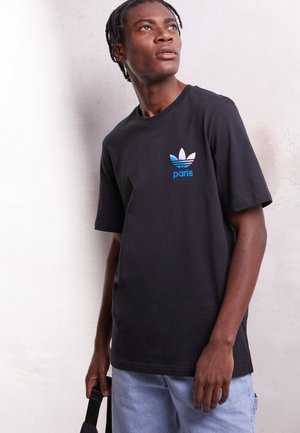 CITY TREF PARIS - Print T-shirt - black