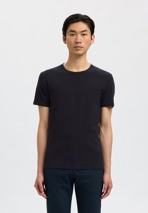 Selected, SLHNEWPIMA - T-Shirt basic - black