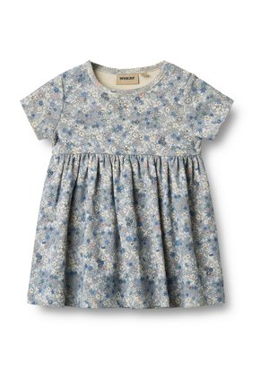 S/S NOVA - Jerseyklänning - blue summer flowers