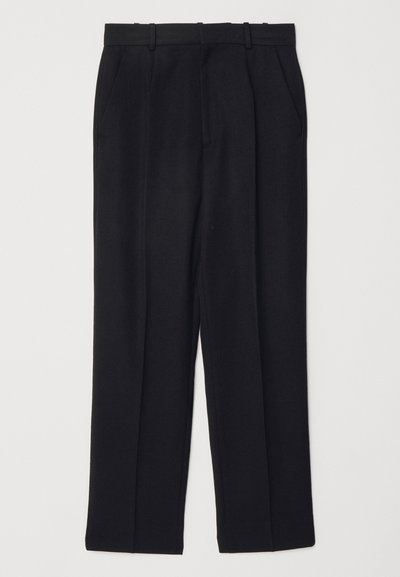 Victoria Beckham HIGH WAISTED TROUSER - Auduma bikses - black
