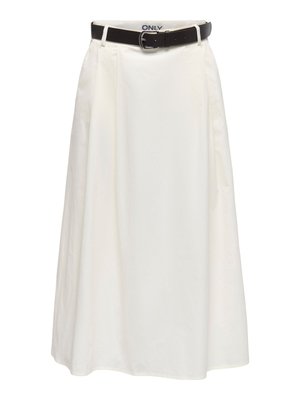 ONLY, ONLZORA HW LONG BELT SKIRT PNT - A-line skjørt - cloud dancer