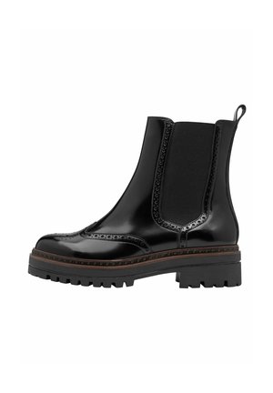 Tamaris CHELSEA - Bottines à plateau - black