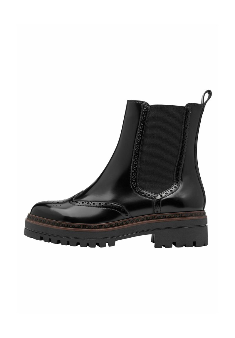Tamaris CHELSEA - Botines con plataforma - black